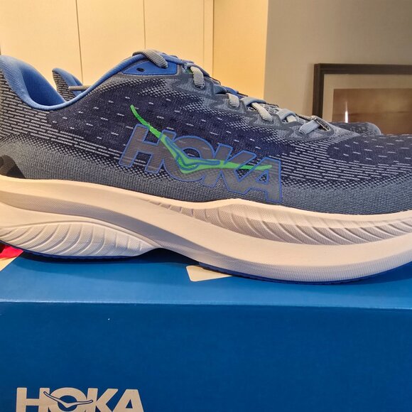 Men's HOKA Mach 6 Road-Running Shoes Lace Up 1147790-DHN Size 12 NEW - Picture 6 of 15